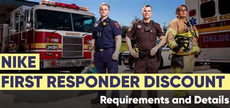 Nike discount for first responders